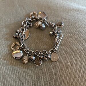 White House Black Market Silver Charm Bracelet